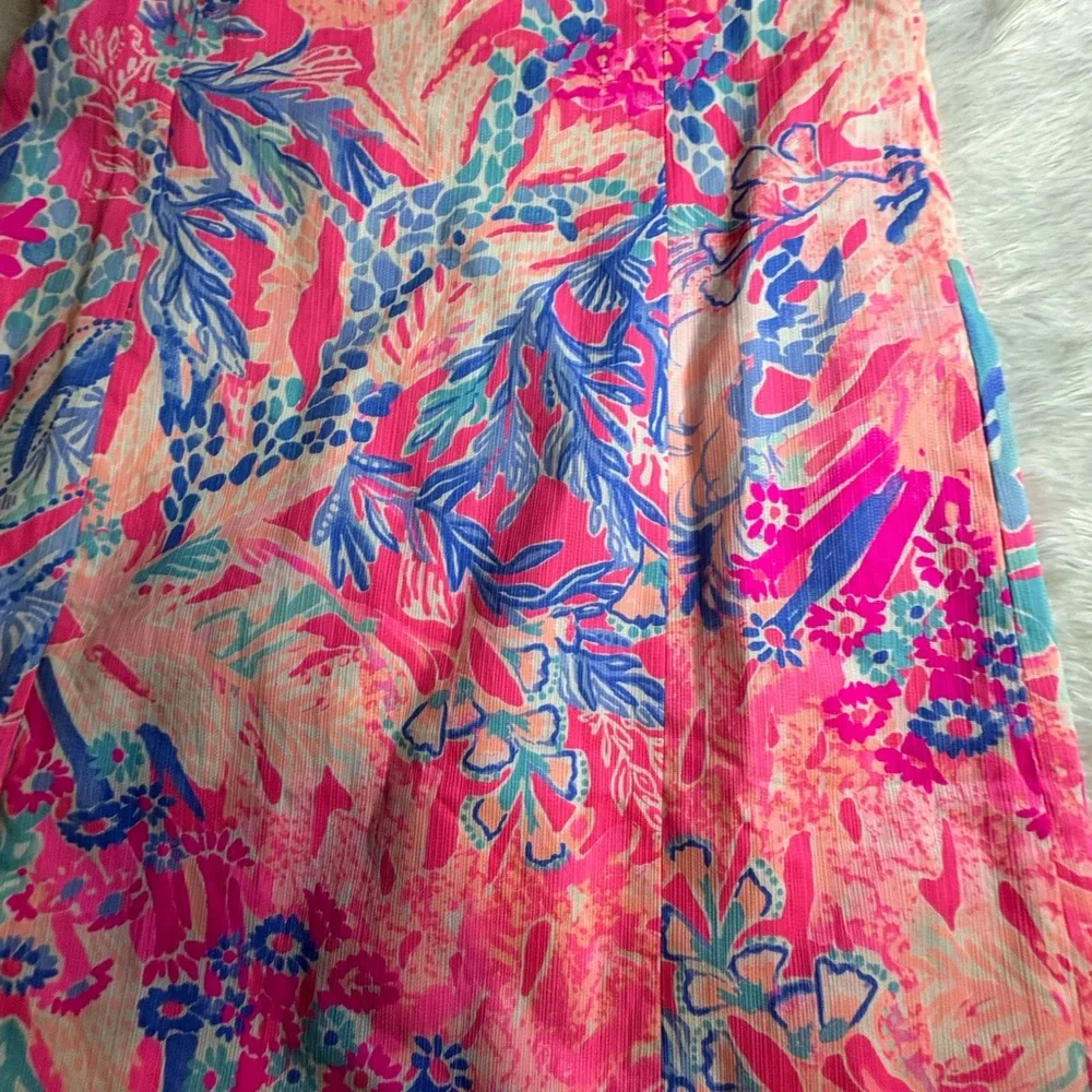 Lilly Pulitzer Mini Mila Big Girls Pink Pascha Sleeveless Shift Dress Size 14